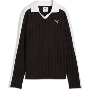 Hosszú ujjú póló Puma T7 Relaxed Long Sleeve Polo Women kép