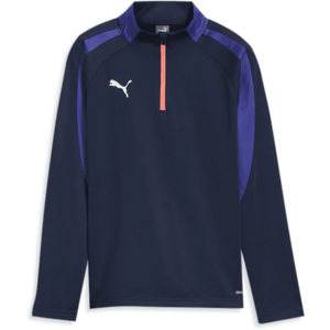 Hosszú ujjú póló Puma IndividualLIGA 1/4 Zip Top Kids kép