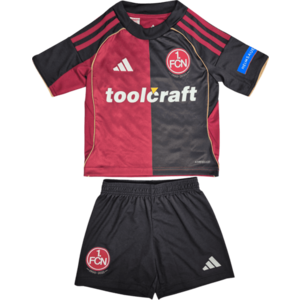 Szett adidas 1. FC Nürnberg Home Jersey Set 2025/26 Kids kép
