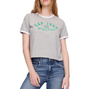 Rövid ujjú póló GAP GAP Logo Crop kép