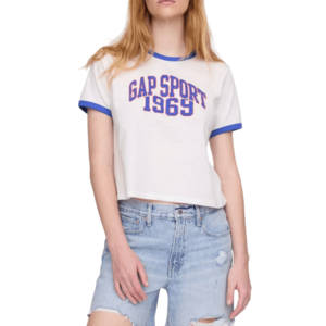 Rövid ujjú póló GAP GAP Logo Crop kép