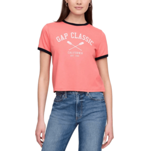 Rövid ujjú póló GAP GAP Logo Crop kép
