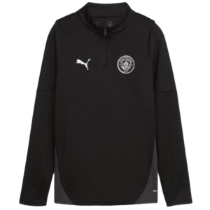 Hosszú ujjú póló Puma Manchester City Training 1/4 Zip Top Jr 2025/26 kép