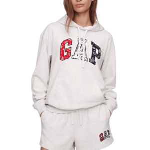 Kapucnis melegítő felsők GAP GAP French Terry Logo Pullover kép