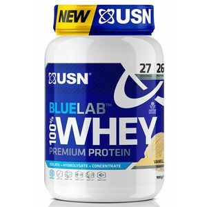 Fehérje porok USN BlueLab 100% Whey Premium Protein vanilka 908g kép