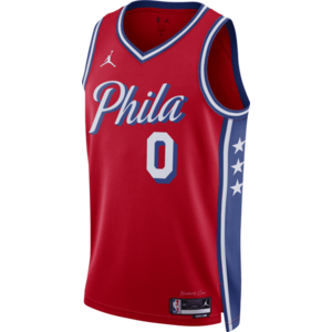 Rövid ujjú póló Jordan Jordan NBA Philadelphia 76ers Statement Edition Swingman Jersey kép