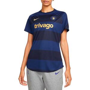Rövid ujjú póló Nike Womens FC Chelsea London Prematch Shirt 2021/22 kép