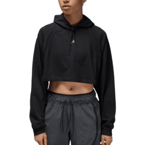 Kapucnis melegítő felsők Jordan Jordan Crop Fleece hoody women kép
