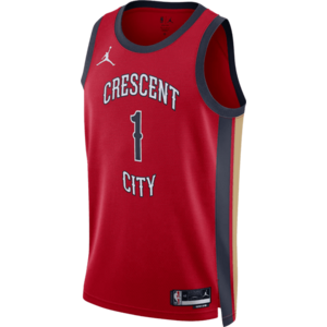 Póló Nike NBA New Orleans Pelicans Statement Edition 2023/2024 Swingman t kép