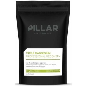 Vitaminok és ásványi anyagok Pillar Performance Triple Magnesium Professional Recovery Powder Pineapple Coconut (200g) POUCH kép