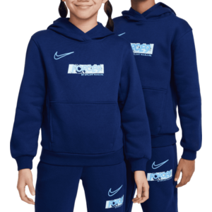 Kapucnis melegítő felsők Nike Club Fleece Erling Haaland Hoody Kids kép