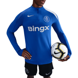 Hosszú ujjú póló Nike Dri-FIT Total 90 Chelsea FC Strike Knit Drill Top 2025/26 kép
