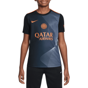 Rövid ujjú póló Nike Dri-FIT Inter Milan Pre-Match Top 2025/26 Kids kép
