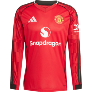 Hosszú ujjú póló adidas Manchester United Long Sleeve Home Jersey 2025/26 kép