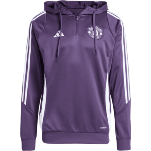Kapucnis melegítő felsők adidas MUFC TR HOOD 2025/26 kép