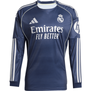 Hosszú ujjú póló adidas Real Madrid Long Sleeve Away Jersey 2025/26 kép