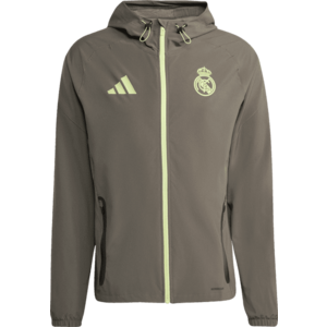 Kapucnis kabát adidas Real Madrid Tiro25 Competition Vis Tech Travel Jacket 2025/26 kép