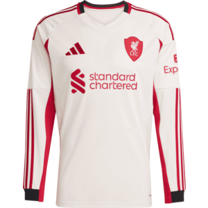 Hosszú ujjú póló adidas FC Liverpool Long Sleeve Away Jersey 2025/26 kép