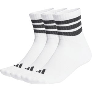 Zoknik adidas 3 Stripes Cushioned Mid Cut - 3 pairs kép