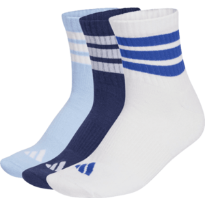 Zoknik adidas 3 Stripes Cushioned Mid Cut - 3 pairs kép