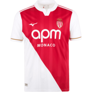 Póló Mizuno Mizuno AS Monaco Home Jersey 2025/26 kép