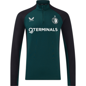 Hosszú ujjú póló Castore Castore Feyenoord Rotterdam Rise Pro Coaches 1/4 Zip Sweatshirt Kids kép