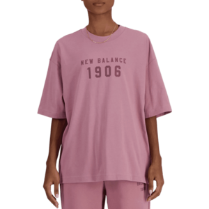 Rövid ujjú póló New Balance Iconic Collegiate Jersey Oversized T-Shirt kép