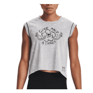 Rövid ujjú póló Under Armour UA Give Pace A Chance SS-GRY kép