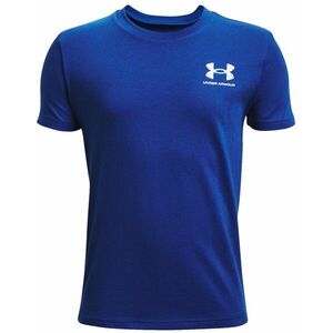 Rövid ujjú póló Under Armour UA SPORTSTYLE LEFT CHEST SS-BLU kép