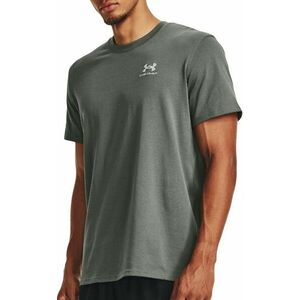 Rövid ujjú póló Under Armour UA M LOGO EMB HEAVYWEIGHT SS-GRN kép