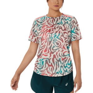 Rövid ujjú póló ASICS ROAD ALL OVER PRINT SS TOP kép