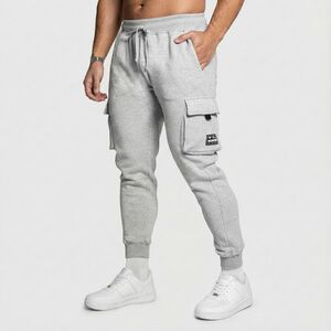 Férfi melegítőnadrág Iron Aesthetics Cargo Joggers, szürke kép