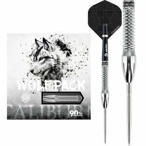 darts szett steel Caliburn Wolfpack W4 steel - 20gr, 90% kép