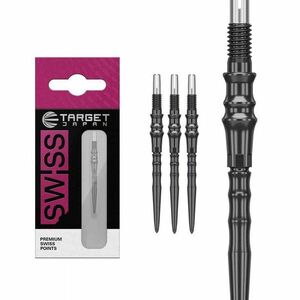 Darts fémhegy TARGET JAPAN SP Premium Swiss Point fekete, 30mm kép