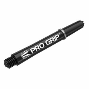 Dart szár rövid+ Target Pro Grip, fekete 38mm - 9 darabos csomag kép