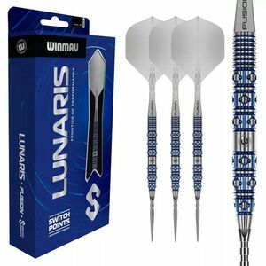 Dart szett steel Winmau SP Lunaris Tapered 22g, 90% - gravírozott kép