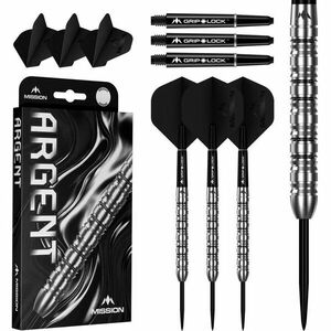 Dart szett steel Mission Argent 24g, 90% - gravírozott kép