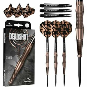 Dart szett Mission steel Dead Shot 21g, bronz, 95% - gravírozott kép