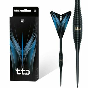 Darts szett steel Caliburn TTD Titanium T2 Black - 6g - gravírozott kép