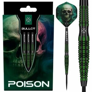 Darts szett Bullet Poison steel 22g 90% kép
