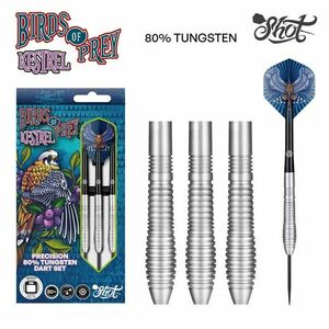 Darts szett steel Shot Birds of Prey Kestrel 23g, 80% kép