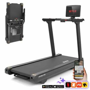 Futópad inSPORTline ZenRun 120, 4Le, 150kg teherbirás, laposra összehajtható kép