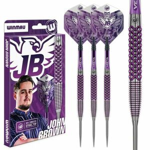 Dart szett steel Winmau John Brown 22g, 90% kép