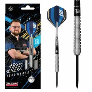 Dart szett Bull's Leon Weber, steel, 23g, 90% kép