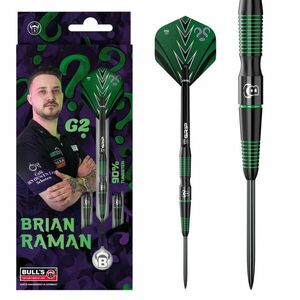Dart szett Bull's Brian Raman G2, steel, 26g, 90% kép