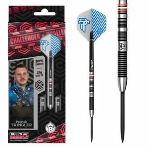 Dart szett Bull's Patrick Tringler Challenger, steel, 21g, 90% kép