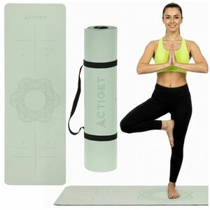 ActiGet Edzőszőnyeg - Menta, Fekete kép