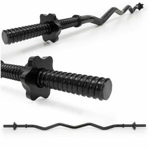 ActiGet hajlított Súlyzórúd 120 cm, 25 mm - Fekete kép