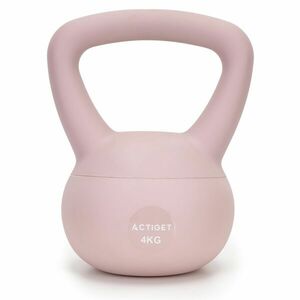 ActiGet Kettlebell súlyzó 4kg - Világos rózsaszín kép