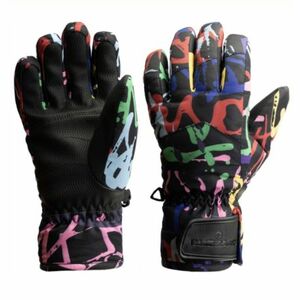 Junior síkesztyű BLIZZARD Spark junior ski gloves, black multicolor kép